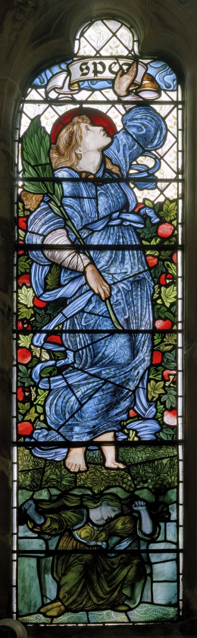 Rochdale，St Chad，Morris＆Co.，Edward Burne-Jones，Hope，1873 作者 爱德华·伯恩·琼斯