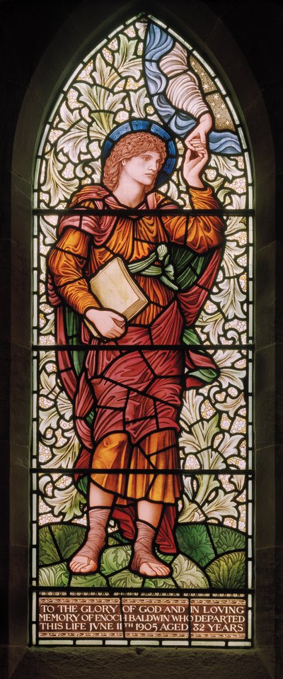 Wilden，All Saints，Morris＆Co.，Edward Burne-Jones，John Henry Dearle（1859-1932），以诺，1902-1914，Louisa，Alfred，The Baldwins，总理，卫理公会，伍斯特郡，工艺品，Rudyard K 作者 爱德华·科利和迪尔·伯恩·琼斯