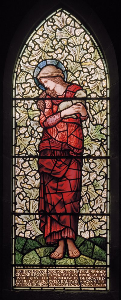Wilden，All Saints，Morris＆Co.，Edward Burne-Jones，John Henry Dearle（1859-1932），St Agnes，1902-1914，Louisa，Alfred，The Baldwins，Chief，Methodist，Worcestershire，Arts＆Crafts，Rudyar 作者 爱德华·科利和迪尔·伯恩·琼斯