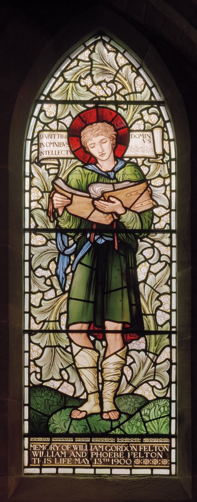 Wilden，All Saints，Morris＆Co.，Edward Burne-Jones，John Henry Dearle（1859-1932），Timothy，1902-1914，Louisa，Alfred，The Baldwins，总理，卫理公会，伍斯特郡，工艺品，Rudyard 作者 爱德华·科利和迪尔·伯恩·琼斯
