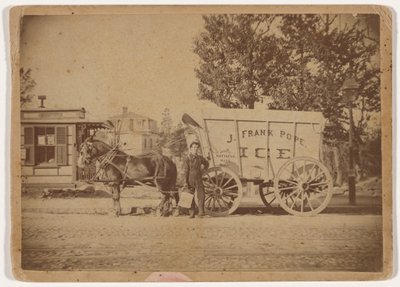 J.弗兰克-波普冰车，约 1885 年（照片1885 年（照片） 作者 爱德华·爱德华兹