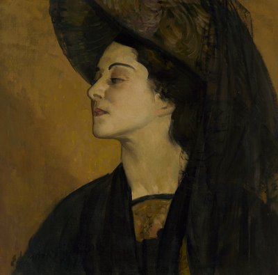 阿拉-纳齐莫娃，1910年。 作者 爱德华·爱默生·西蒙斯
