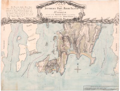 法格绘制的南罗德岛计划 作者 爱德华·费奇