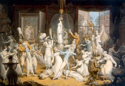 年轻女士的优雅场所（纸上水彩） 作者 爱德华·弗朗西斯·伯尼