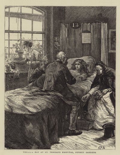萨里花园圣托马斯医院参观日 作者 Edward Frederick Brewtnall