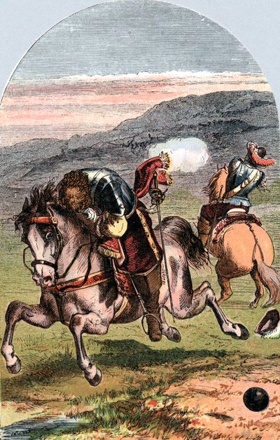 亨利（Henri）逝世，法国士兵，图雷纳（Vicomte de Turenne），1675年c1870年 作者 爱德华·亨利·科博尔德