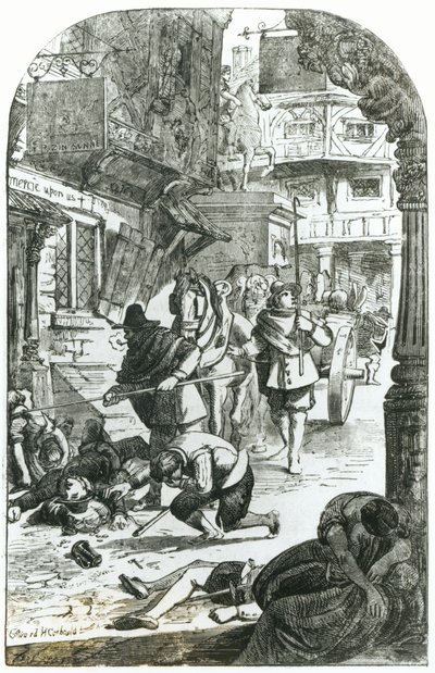1665年的伦敦大瘟疫 作者 Edward Henry Corbould