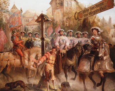 游行，1893年 作者 Edward Henry Corbould