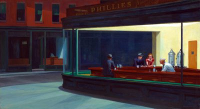 Nighthawks 作者 Edward Hopper