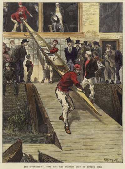 国际赛艇比赛 作者 Edward John Gregory