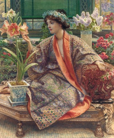 暖房花，1909年 作者 爱德华·约翰·波因特