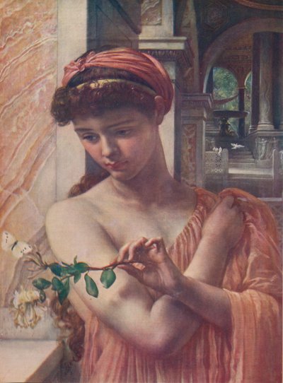 爱神殿中的赛琪，1882年，c1915年 作者 爱德华·约翰·波因特