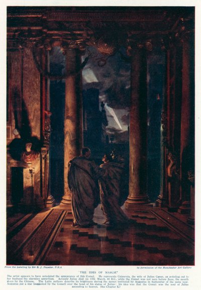 The Ides of March, 44 BC (colour litho) 作者 爱德华·约翰·波因特