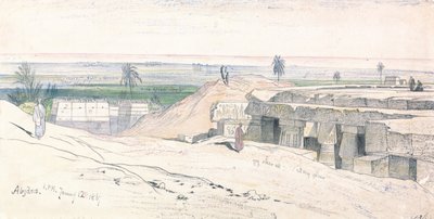 1867年1月12日下午1时，阿比多斯（134） 作者 爱德华·李尔