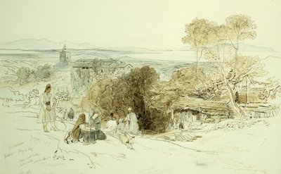 卡梅里诺（Camerino），1849年，1849年 作者 爱德华·李尔