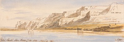 Gebel Sheikh Abu Fodde，1867 年 3 月 4 日上午 7:30 (590) 作者 爱德华·李尔