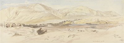 耶利哥，1858年5月7日（157），1858年（wc和钢笔墨水在纸上） 作者 爱德华·李尔