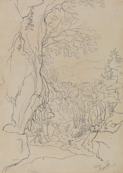 1838 年 7 月 19 日，拉卡瓦 作者 爱德华·李尔