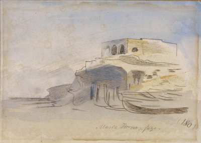马萨·佛诺（Massa Forno），马耳他戈佐，1866年 作者 爱德华·李尔