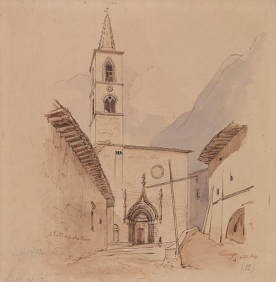 S.Pietro Degli Agostiniani.莱昂内萨 作者 爱德华·李尔