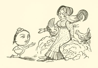 雍和宫的求爱》（雕刻）。 作者 爱德华·李尔