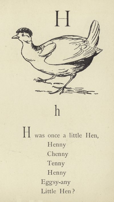 字母H 作者 爱德华·李尔