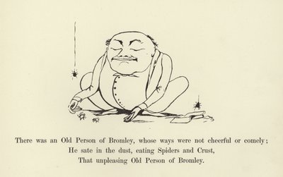 布罗姆利有一位老人，他的方式并不开朗或不光彩 作者 Edward Lear