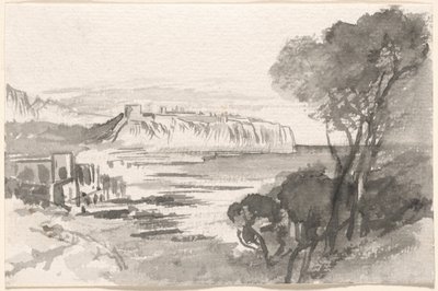 跨越海湾的风景（摩纳哥） 作者 爱德华·李尔