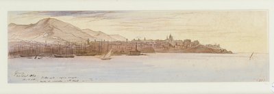 热那亚景观，1864年 作者 爱德华·李尔