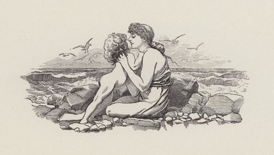 Illustration for The Water-Babies by Charles Kingsley (engraving) 作者 爱德华·林利（之后）桑伯恩