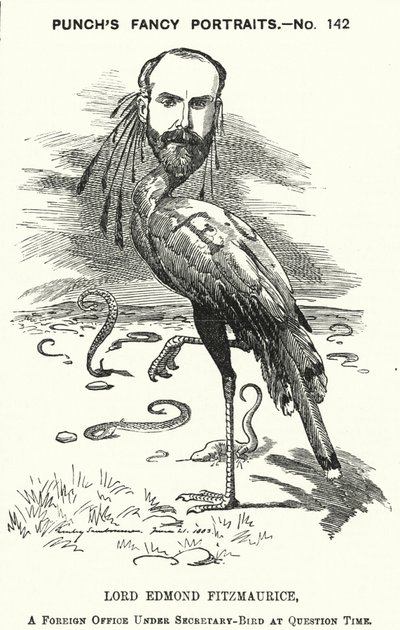 Punch cartoon: Edmond Fitzmaurice 作者 爱德华·林利（之后）桑伯恩