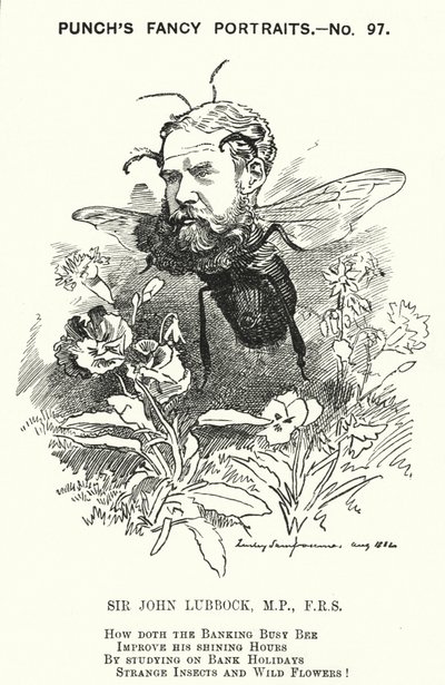 打孔卡通：约翰·拉伯克 作者 Edward Linley (after) Sambourne