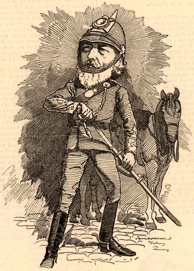 Frederick Lord Leighton in military uniform 作者 爱德华·林利·桑伯恩