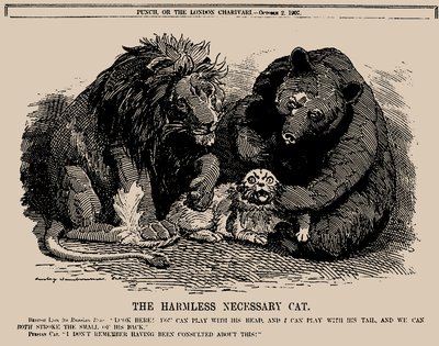 无害的必要的猫。潘趣》，1907年10月2日，1907年。 作者 爱德华·林利·桑伯恩