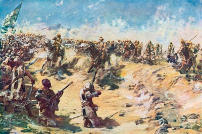 4 月 8 日第 21 长枪兵团在乌姆杜尔曼的冲锋 作者 爱德华·马修·黑尔