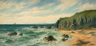 沿海风景，1887年。 作者 爱德华·摩尔