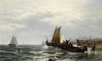 特拉华州纽卡斯尔，1872年 作者 爱德华·莫兰