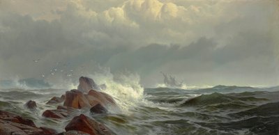 诺曼的悲哀 1872 年（布面油画） 作者 爱德华·莫兰