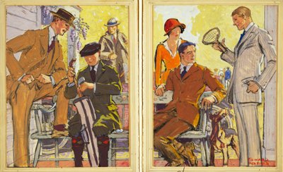 Hart，Schaffner和Marx Clothes，pub的广告。 1900 作者 爱德华·彭菲尔德