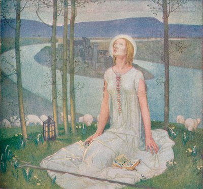 珍妮·达克（Jeanne DArc）的《伦弗斯》，c1918，1919年 作者 爱德华·雷金纳德·弗兰普顿