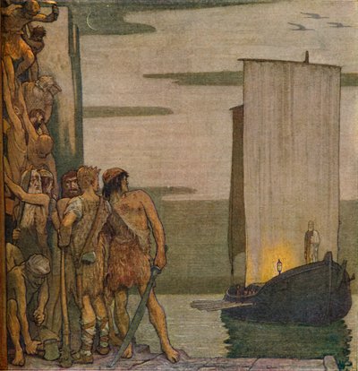 1914年，1914年，爱尔兰的圣帕特里克登陆 作者 爱德华·雷金纳德·弗兰普顿