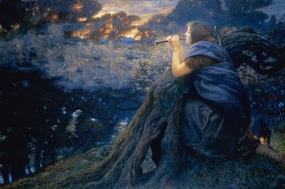 未知的图片 作者 Edward Robert Hughes