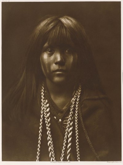 莫萨 - 莫哈维，选自 "北美印第安人，作品集 2 "的盘子 作者 Edward Sheriff Curtis