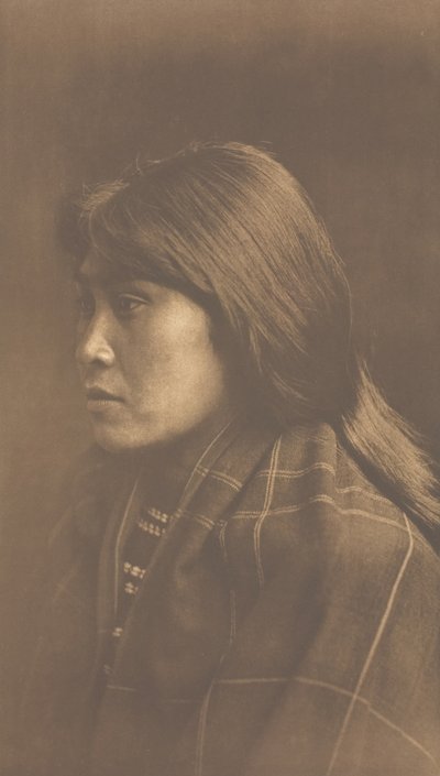 苏卡米什女孩，1912年。 作者 爱德华警长柯蒂斯