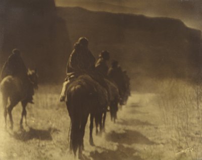 消失的种族 纳瓦霍图版 1，《北美印第安人》系列第 1 卷，c. 1904（奥罗音） 作者 爱德华警长柯蒂斯