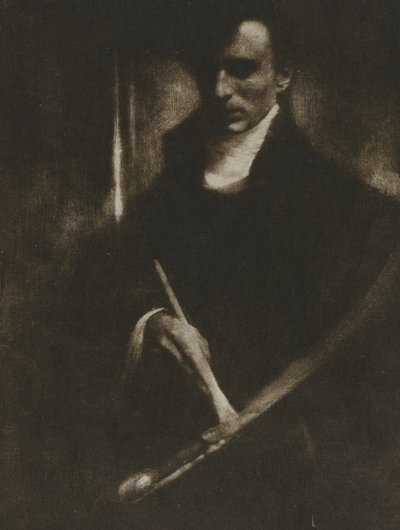 自画像 作者 爱德华·史提琴（Edward Steichen）