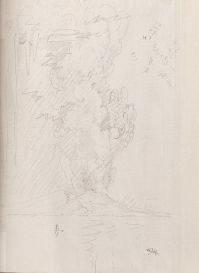 维苏威火山爆发，1794年 作者 爱德华·斯温本