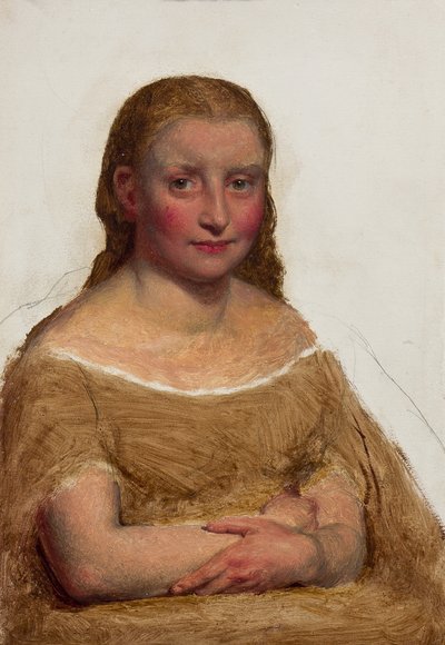 科尔小姐，伍斯特（纸上油画） 作者 Edward Thompson Davis