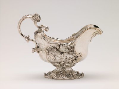 奶油壶，约 1750 年（银制） 作者 爱德华·韦克林