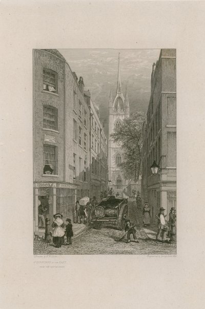 St Dunstan位于伦敦东部 作者 爱德华·威廉·库克